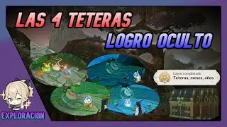 LAS 4 TETERAS Y Logro OCULTO Teteras, Meses, Años 4.4 Genshin Impact Español