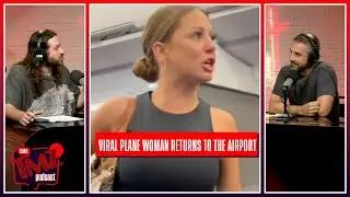Viral Plane Woman Tiffany Gomas Returns To The Airport | The TMZ Podcast