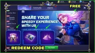 NEW REDEEM CODE GET FREE RARE FRAGMENTS | MOBILE LEGENDS