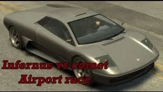 GTA IV Infernus vs Comet - The Ultimate Airport Race