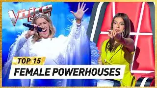 The BEST FEMALE POWERHOUSES of 2023 on The Voice