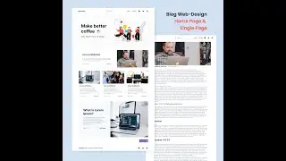 Blog Website in Bootstrap, Blog page and Standalone Page Using Html, CSS and JavaScript 