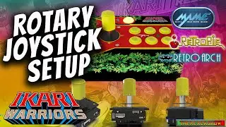 HOW TO Setup ROTARY Joysticks with MAME/RETROPIE/Retroarch - GRS Ikari Super Stick Tutorial!