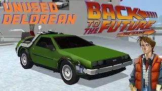 The Unused Green DeLorean | Back to the Future: The Game - Cut Content