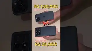 RS 1,60,000 Mobile😈 vs 26,000 Mobile vs POCO X6 PRO vs iPhone 15 - FREEFIRE TEST 