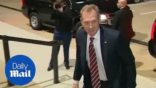 Patrick Shanahan arrives for first day of work at the Pentagon