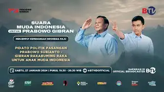 🔴 LIVE | Suara Muda Indonesia Untuk Prabowo Gibran