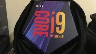 Распаковка Intel core i9 9900k