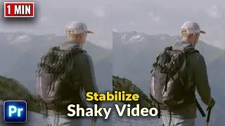 How to Stabilize SHAKY Video in Premiere Pro in 1 Minute | Easy Way