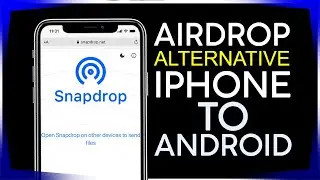 Airdrop Alternative for Transferring files Cross PLatform Snapdrop