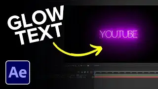 How to Glow Text in After Effects