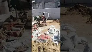 Первый раз на стройке.