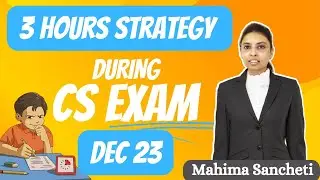 3 hours exam strategy | CS exam dec 2023 Points to remember during CS exam #december23 #cs #youtube