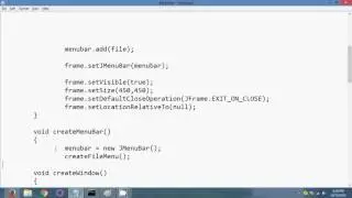 JAVA Swing : Text Editor part-3