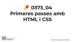 0373 04 03   Primeres passes amb HTML I CSS   Exemple