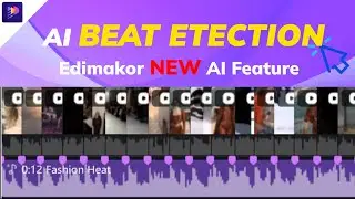 AI Beat Detection | Auto Beat Detection to Enhance Music - Edimakor NEW AI Feature