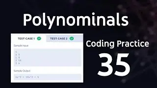 Polynomial | Coding Practice 35 | Python Coding Question Answer | Nxtwave |  CodingKey