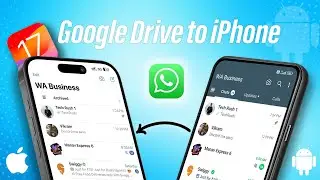 ✅ How to Restore WhatsApp Backup from Google Drive to iPhone Without Factory Reset 📱🔄