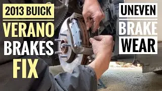 2013 Buick Verano Front Brake Pad Service