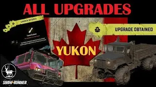 ALL Upgrade Locations Yukon | 2 NEW CANADA MAPS DLC | SnowRunner