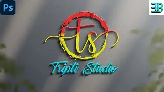 3D Logo Design in Photoshop - Youtube Channel Logo Design Tutorial