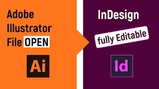 illustrator file into indesign