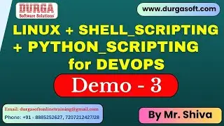 Linux + Shell_Scripting + Python_Scripting tutorials || Demo - 3 ||by Shiva On 14-06-2024@9:30AM IST