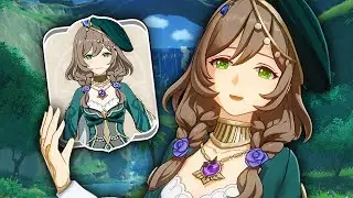 Lisa's academy skin hits different. (Genshin Impact)