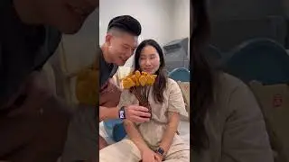 I surprised my wife with a chicken nugget bouquet!!