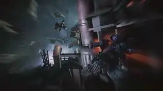 Space Marine 2 - Mission 6 Ultra Marine Jetpack Thrusters Space Wreckage Sequence | Landing Cutscene