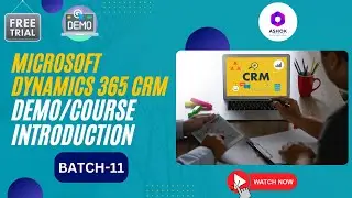Microsoft Dynamics CRM & Power Apps Batch 11 Demo 