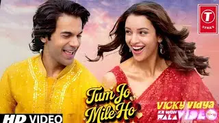 Tum Jo Mile Ho Song Ft. Rajkumar Rao, Tripti Dimri | Vishal Mishra | Vicky Vidya Ka Woh Wala Video