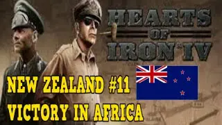 Hearts of Iron 4 - New Zealand #11 - Victory in Africa