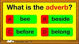 ADVERBS QUIZ 🤔 📚 | Find the adverbs in the sentence | English Grammar | Parts of speech