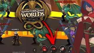 I played AQW Infinity in 2024 with the NEW Class and Combat System!