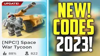 HURRY! - NEW SPACE WAK TYCOON CODES 2023! (NPC!)