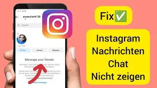 Problem mit Instagram-Nachrichten | Instagram-Nachrichten-Chat wird nicht angezeigt |