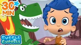 DINOSAUR ADVENTURES with Gil! 🦕 30 Minute Compilation | Bubble Guppies