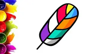 Bolalar uchun Tuklar chizish/Drawing for children/Рисунок перо для детей