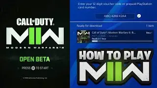 How to GET, REDEEM and ACTIVATE MWII BETA CODES! (How to Play/Download Modern Warfare II Beta)