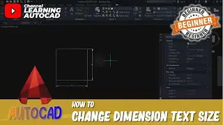 AutoCAD How To Change Dimension Text Size