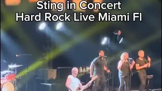 STING-MY SONGS-FULL CONCERT-Hard Rock Live (in Seminole Hard Rock Hollywood Florida ) 13 Sep 2023