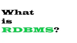 what is RDBMS ?