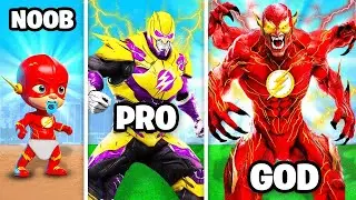 25 Ways To Upgrade NOOB To GOD FLASH! (GTA 5 Movie)