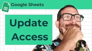 How to Change Access to Shared Sheet