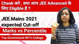 JEE Mains 2021 expected Cut-off | Marks vs Percentile  | Eligible for JEE Advanced | @thementa