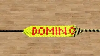 3000 DOMINOS || Domino Falling Tricks || 3D Animation || 3ds Max