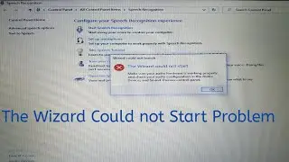 How To Solve The Wizard Could Not Start Problem in Window 10 | Microphone Problem