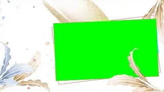 Latest Floral Wedding Design Template Green Screen | Green Screen Wedding Invitation Template Free
