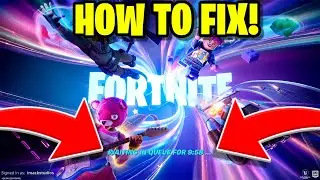 How to Fix Waiting in Queue Issue When Trying to Log into Fortnite Chapter 5! (How to Bypass Queue)